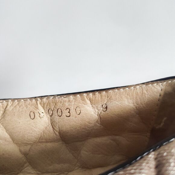 Anthropologie All Black Size 9 Patent Leather Ballet Flats Quilted Neutral Bow - Picture 11 of 13